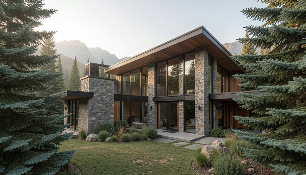 12 Easy Contemporary Mountain Home Exterior For Beginners