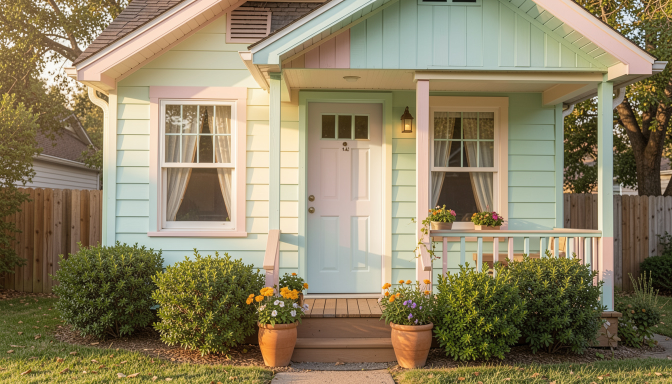 10 Cool Exterior Home Color Schemes For Small Spaces
