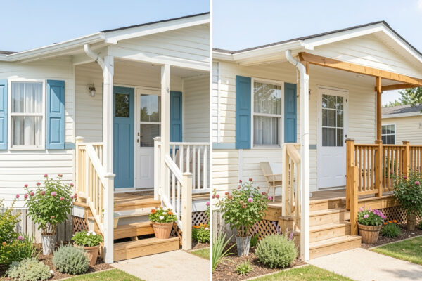 12 Simple Mobile Home Exterior Makeover For Beginners