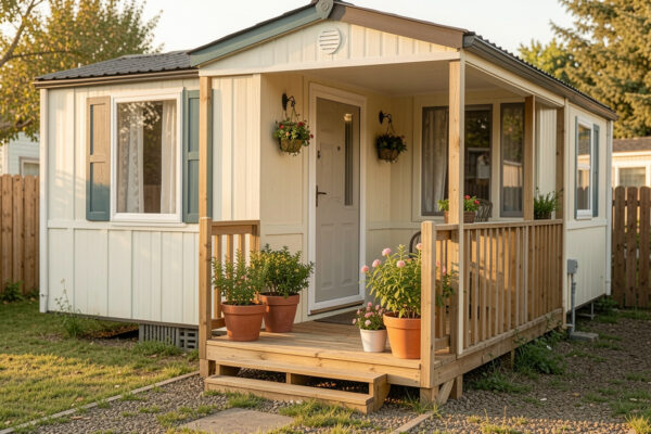 25 Cool Mobile Home Exterior Makeover For Small Spaces