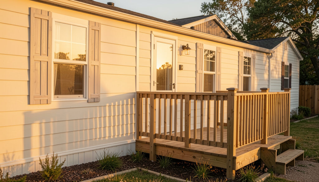 25 Cool Mobile Home Exterior Remodel For Small Spaces
