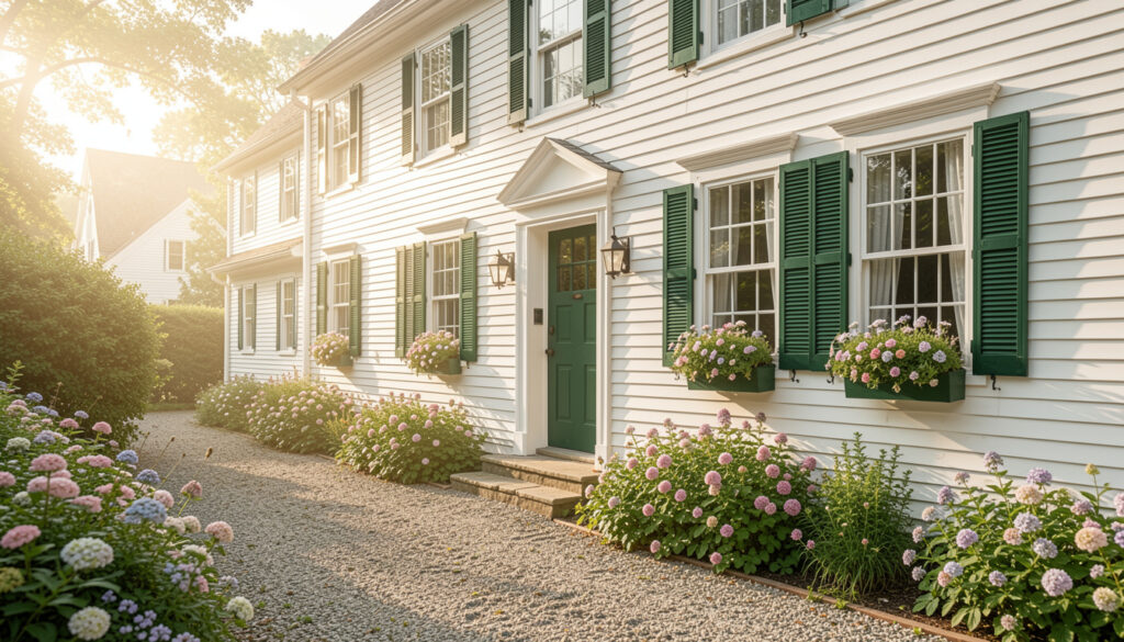 10 Smart New England Style Home Exterior On A Budget
